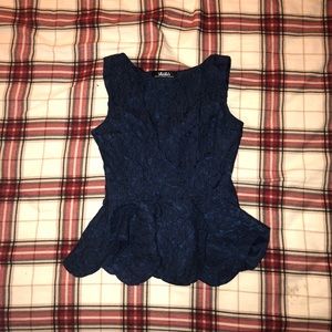 Lulu’s Time and Lace Peplum Top